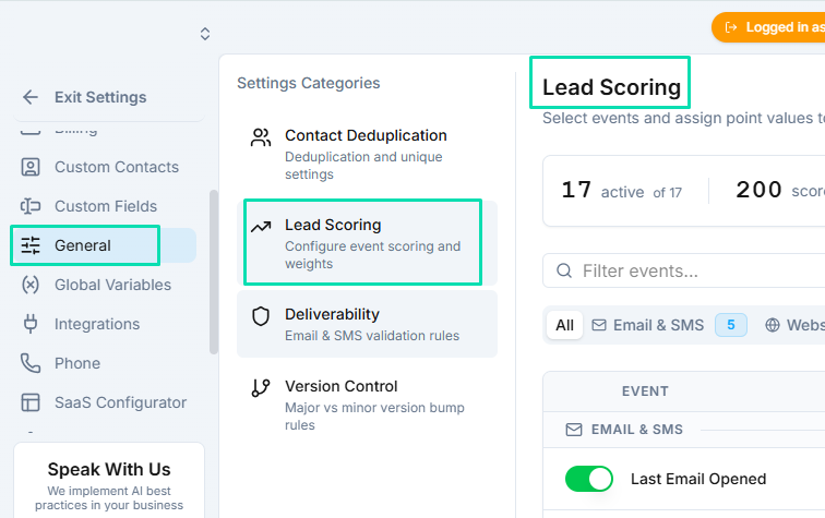 Lead Scoring